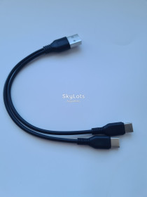 Кабелі Кабели ^/--/^ Кабель 2 в 1: разветвитель USB A в 2 USB Type C - заряжайте одновременно два  устройства ^_^^^ Кабель 2 в 1: розгалужувач USB A в 2 USB Type C - заряджайте одночасно два пристрої - фото фото фото