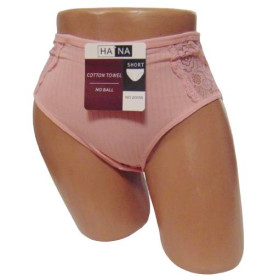Труси Трусы ^/--/^ Трусы рубчик с кружевом Hana 20056 XL розовые ^_^^^ Труси рубчик з мережевим Hana 20056 XL рожеві - фото фото фото
