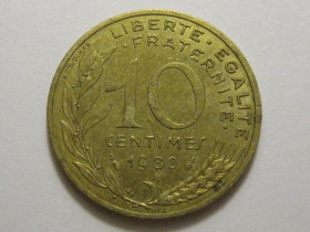 Франція Франция ^/--/^ Франция 10 сантимов 1980 года 3 /--/ П /--/ 981 ^_^^^ Франція 10 сантимів 1980 3 /--/ П /--/ 981 - фото фото фото