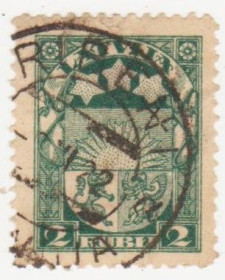 Балтійські країни Балтийские страны ^/--/^ Латвия 1921 г № 66 гашеная ^_^^^ Латвія 1921 р. No 66 гашена - фото фото фото