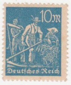 Веймарська республіка Веймарская республика ^/--/^ Германия   ( Рейх) 1922 г. №  250 * ^_^^^ Німеччина (Рейх) 1922 р. No 250* - фото фото фото