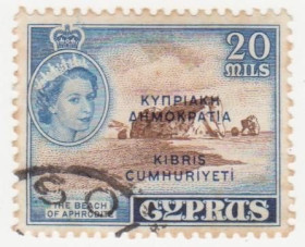 Кіпр Кипр ^/--/^ Кипр греческий  1960 г..№ 184 гашеная ^_^^^ Кіпр грецький 1960 р. No 184 гашена - фото фото фото