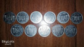 Обігові Обиходные ^/--/^ 5 копійок України - комплект 11 /--/ шт.  (92,04,05,07,08,10,11,12,13,14,15 роки) ^_^^^ 5 копеек Украины - комплект 11 /--/ шт. (92,04,05,07,08,10,11,12,13,14,15 года) - фото фото фото