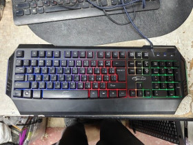 Клавіатури Клавиатуры ^/--/^ Игровая клавиатура с подсветкой RGB Gemix W-260 USB № 26240607 ^_^^^ Ігрова клавіатура з підсвічуванням RGB Gemix W-260 USB No 26240607 - фото фото фото