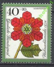 НДР, ФРН ГДР, ФРГ ^/--/^ ФРГ 1974 Рождество флора религия 1 /--/ м. ^_^^^ ФРН 1974 Різдво флора релігія 1 /--/ м. - фото фото фото