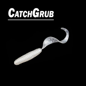 Воблери, принади Воблеры, приманки ^/--/^ Упаковка силіконових приманок Burle CatchGrub #3 65 /--/ mm 2.1 /--/ g   (10 /--/ шт.) ^_^^^ Упаковка силиконовых приманок Burle CatchGrub Pearl white 2.5&amp;quot; 2.4 /--/ g (10 /--/ шт.) - фото фото фото
