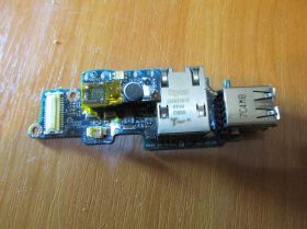 Інші комплектуючі Другие комплектующие ^/--/^ Плата USB, LAN DELL LATITUDE D /--/ 620, D /--/ 630 - фото фото фото