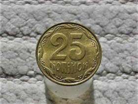 Обігові Обиходные ^/--/^ 25 копійок 2010 рік Україна &amp;quot; Штемпельний Блиск &amp;quot;  (92) ^_^^^ 25 копеек Украина 2010 год &amp;quot; Штемпельный блеск &amp;quot; (92) - фото фото фото