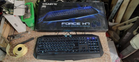 Клавіатури Клавиатуры ^/--/^ Игровая клавиатура с подсветкой Gigabyte Force K /--/ 7 USB № 23191019 ^_^^^ Ігрова клавіатура з підсвіткою Gigabyte Force K /--/ 7 USB No 23191019 - фото фото фото