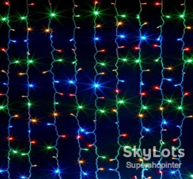 Гірлянди, освітлення Гирлянды, освещение ^/--/^ Гирлянда Водопад 240 LED, размер 2 /--/ х /--/ 2 /--/ м Мультицвет RD-080 ^_^^^ Водоспад 240 LED, розмір 2 /--/ х /--/ 2 /--/ м Мультицвіт RD-080 - фото фото фото