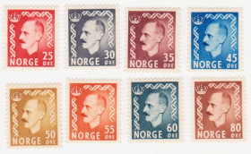 Скандинавія Скандинавия ^/--/^ Норвегия 1950 г.№ 372‑3791 ** серия ^_^^^ Норвегія 1950 р. No 372-3791 ** серія - фото фото фото