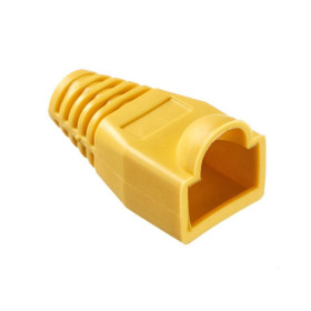 Адаптери Адаптеры ^/--/^ Колпачок изолирующий Merlion RJ-45 Yellow (100 шт / уп.) ^_^^^ Ковпачок ізолюючий Merlion RJ-45 Yellow (100 шт/уп.) - фото фото фото