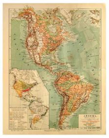 Інше Другое ^/--/^ Карта Америка издание 1902-1920 гг. ОРИГИНАЛ ^_^^^ Карта Америка видання 1902-1920 рр. Оригінал - фото фото фото