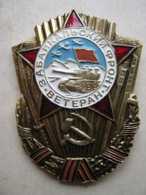 Пам'ятні і ювілейні Памятные и юбилейные ^/--/^ Ветеран Забайкальского фронта ^_^^^ Ветеран Забайкальського фронту - фото фото фото