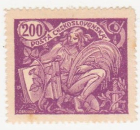 Чехословаччина Чехословакия ^/--/^ Чехословакия   1920 г № 187 * ^_^^^ Чехословаччина 1920 р. No 187* - фото фото фото