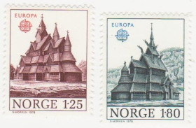 Скандинавія Скандинавия ^/--/^ Норвегия 1978 г.№ 785‑786 ** серия ^_^^^ Норвегія 1978 р. No 785-786 ** серія - фото фото фото