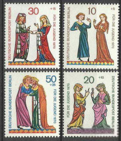 НДР, ФРН ГДР, ФРГ ^/--/^ Берлин 1970 живопись миниатюры 4 /--/ м. ^_^^^ Берлін 1970 живопис мініатюри 4 /--/ м. - фото фото фото