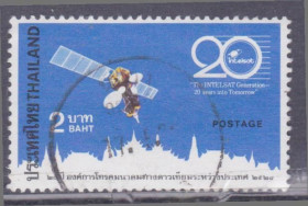 Азія Азия ^/--/^ Тайланд 1985 INTELSAT 20 ЛЕТ СПУТНИК ПОЛЁТ ОРБИТА ЗЕМЛИ СВЯЗЬ КОСМОС ВСЕЛЕННАЯ Mi.1118 гашёная ^_^^^ Таїланд 1985 INTELSAT 20 РОКІВ ПУТНИК ПОЛЕТ ОРБІТУ ЗЕМЛІ ЗВ'ЯЗЬ КОСМОС ВСЕЛЕННА Mi.1118 гашена - фото фото фото