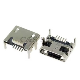 Інші комплектуючі Другие комплектующие ^/--/^ Роз&amp;apos;єм micro USB-B SMD  (USB-B-5 /--/ P-SMT-010-01) ^_^^^ Разъем micro USB-B SMD (USB-B-5 /--/ P-SMT-010-01) - фото фото фото