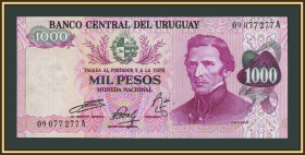 Уругвай Уругвай ^/--/^ Уругвай 1000 песо 1974 P-52  (52 /--/ a.2) UNC ^_^^^ Уругвай 1000 песо 1974 P-52 (52 /--/ a.2) UNC - фото фото фото