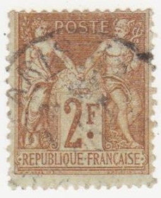 Франція Франция ^/--/^ Франция 1877 г.№ 86 гашеная ^_^^^ Франція 1877 р. No 86 гашена - фото фото фото