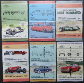 Інше Другое ^/--/^ Юнион Бекайя Сент-Винсент и Гренадины Транспорт Автомобиль Надпечатка Specimen 1985 ^_^^^ Юніон Бекайя Сент-Вінсент і Гренадини Транспорт Автомобіль Надпечатка Specimen 1985 - фото фото фото