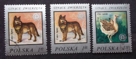Фауна Фауна ^/--/^ Польша 1977 г - исчезающие животные ^_^^^ 1977 — Зникаючі тварини - фото фото фото