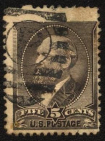 Північна Америка Северная Америка ^/--/^ США 1882 г.№ 145 гашеная ^_^^^ США 1882 р. No 145 гашена - фото фото фото