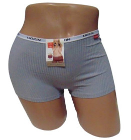 Труси Трусы ^/--/^ Трусики шортики рубчик Uokin 8749 XL серые ^_^^^ Трусики шортики рубчик Uokin 8749 XL сірі - фото фото фото