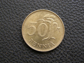 Фінляндія Финляндия ^/--/^ 50 пенни Финляндия 1981 г ^_^^^ 50 пенні Фінляндія 1981 - фото фото фото