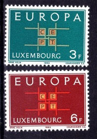 Малі Держави Європи Малые Государства Европы ^/--/^ Люксембург  1963 г  MNH -  EUROPA CEPT - ^_^^^ Люксембург 1963 MNH - EUROPA CEPT - фото фото фото