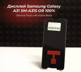 Сенсорні екрани і Дисплеї Сенсорные экраны и Дисплеи ^/--/^ Дисплей Samsung Galaxy A /--/ 31 SM-A /--/ 315 OR 100%  (Service Pack) with frame Black ^_^^^ Samsung Galaxy A /--/ 31 SM-A /--/ 315 OR 100% (Service Pack) with frame Black - фото фото фото