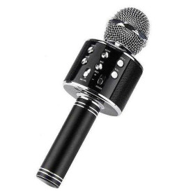 Мікрофони Микрофоны ^/--/^ Беспроводной микрофон караоке Ws-858, black ^_^^^ Мікрофон караоке Ws-858, black - фото фото фото
