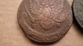 - (Катерина II) - (Екатерина II) ^/--/^ 5 копеек 1781,2 разновидности ^_^^^ 5 копійок 1781,2 різновиду - фото фото фото