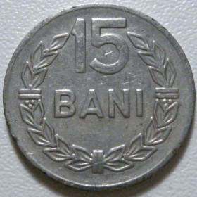 Румунія Румыния ^/--/^ Румунія 15 бані 1966 року #39929 ^_^^^ Румыния 15 купола 1966 года #39929 - фото фото фото