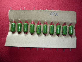 Резистори Резисторы ^/--/^ Резисторы прецизионные ПТМН-1 10 кОм 0,5%. 10 шт. одним лотом ^_^^^ Резистори прецизійні ПТМН-1 10 кОм 0,5%. 10 шт. одним лотом - фото фото фото