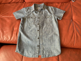 Блузки, сорочки Блузки, рубашки ^/--/^ Джинсовая рубашка rebel/primark, р.152/11-12 ^_^^^ Джинсова сорочка rebel/primark, р.152/11-12 - фото фото фото