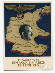 Іноземні Иностранные ^/--/^ Поштівка ІІІ Райх, Відень, 1938 р. ^_^^^ Почтовка III рейх, Вена, 1938 г. - фото фото фото