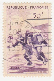 Франція Франция ^/--/^ Франция  1956  г. № 1095 гашеная ^_^^^ Франція 1956 р. No 1095 гашена - фото фото фото