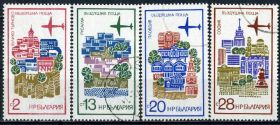 Транспорт Транспорт ^/--/^ Болгария. Авиапочта  (серия) 1973 г. ^_^^^ Болгарія. Авіація (серія) 1973 - фото фото фото