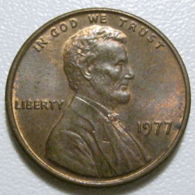 Обігові Обиходные ^/--/^ США 1 цент 1977 року #40042 ^_^^^ США 1 цент 1977 года #40042 - фото фото фото
