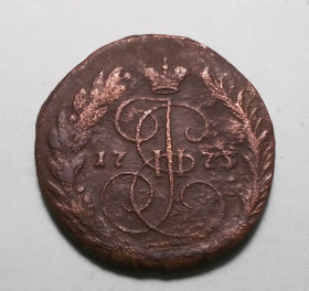 - (Катерина II) - (Екатерина II) ^/--/^ Царская Россия 2 копейки 1775  (Катерина II) редкость ^_^^^ Царська Росія 2 копійки 1775 (Катерина II) рідкість - фото фото фото