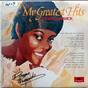 Платівки Пластинки ^/--/^ Dionne Warwick - My Greatest Hits - 1963-75.  (LP). 12. Vinyl. Пластинка. Canada ^_^^^ Dionne Warwick - My Greatest Hits - 1963-75. (LP). 12. Vinyl. Платівка. Canada - фото фото фото