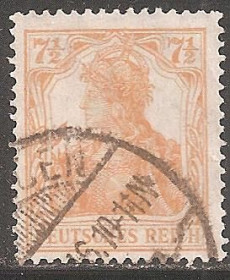 Німецька імперія (-) Германская империя (-) ^/--/^ Германия  (Империя) 1916 Mi.99 гаш ^_^^^ Німеччина (Імперія) 1916 Mi.99 гаш - фото фото фото
