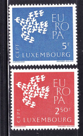 Малі Держави Європи Малые Государства Европы ^/--/^ Люксембург  1961 г  MNH -  EUROPA CEPT - ^_^^^ Люксембург 1961 MNH - EUROPA CEPT - фото фото фото