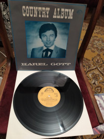Платівки Пластинки ^/--/^ Karel Gott – Country Album ламінат  Карел Готт ^_^^^ Karel Gott – Country Album ламинат чехословакия - фото фото фото