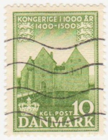 Балтійські країни Балтийские страны ^/--/^ Дания   1954 г. №  352 гашеная ^_^^^ Данія 1954 р. No 352 гашена - фото фото фото