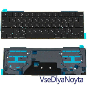 Клавіатури Клавиатуры ^/--/^ Клавиатура для ноутбука APPLE (MacBook Pro: A /--/ 1990 (2018), A /--/ 1989 (2018)) rus, black, без фрейма, подс ^_^^^ Клавіатура для ноутбука APPLE (MacBook Pro: A /--/ 1990 (2018), A /--/ 1989 (2018)) rus, black, без фрейму, підс - фото фото фото