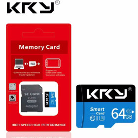 Карти пам'яті Карты памяти ^/--/^ Карта памяти 64 GB microSD Class 10 U /--/ 3 KRY c переходником новая ^_^^^ Карта пам'яті 64 GB microSD Class 10 U /--/ 3 KRY c переходником нова - фото фото фото