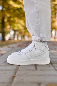 Кросівки Кроссовки ^/--/^ Nike Air Force Mid Winter White (Хутро) 36 44 - фото фото фото